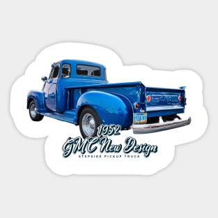 1952 GMC New Design Stepside Pickup Truck Sticker